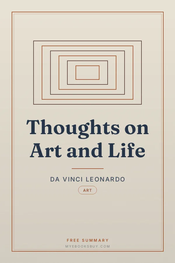 Cover of Thoughts on Art and Life