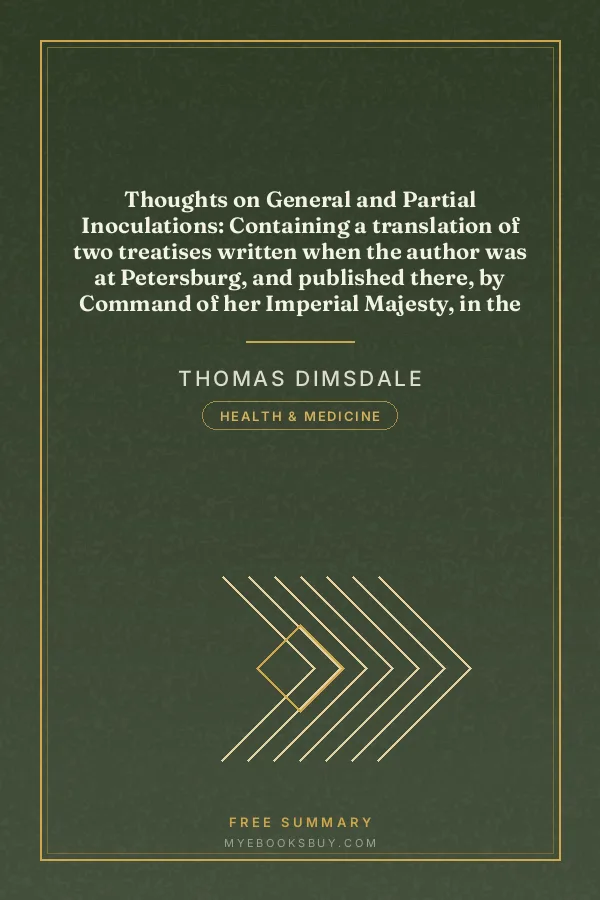 Cover of Thoughts on General and Partial Inoculations: Containing a translation of two treatises written when the author was at Petersburg, and published there, by Command of her Imperial Majesty, in the Russian Language