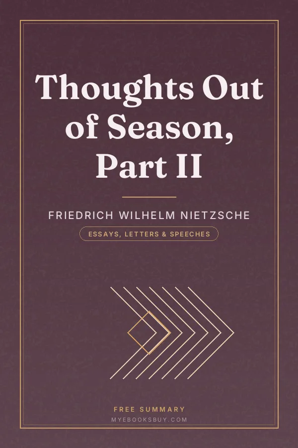 Cover of Thoughts Out of Season, Part II