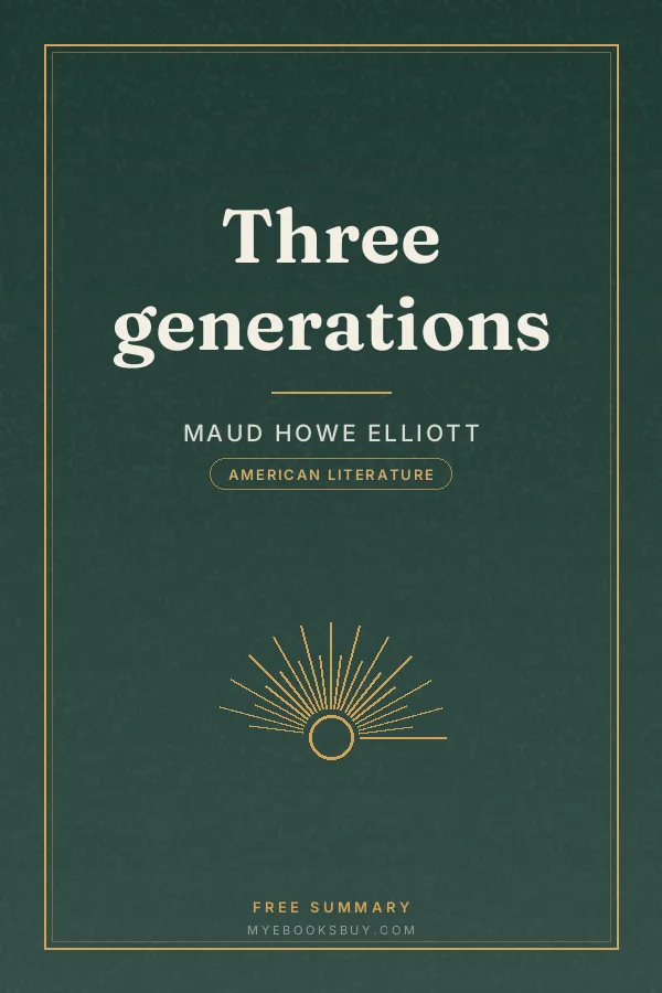 Cover of Three generations