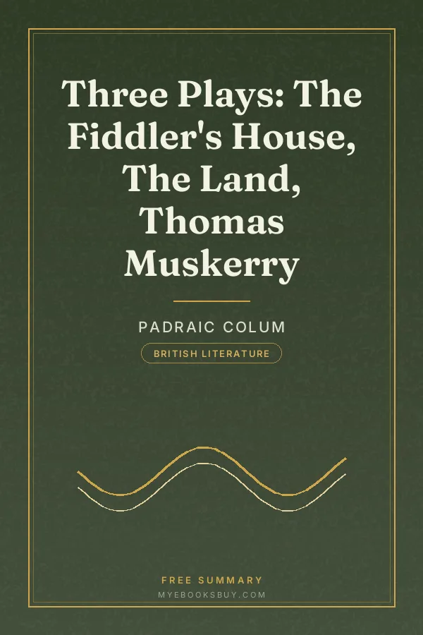 Cover of Three Plays: The Fiddler's House, The Land, Thomas Muskerry