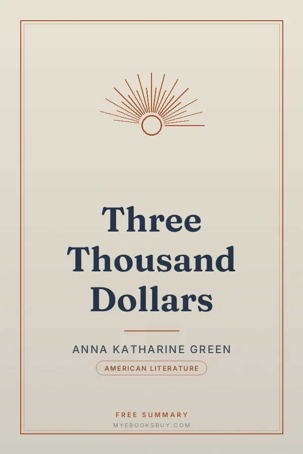 Cover of Three Thousand Dollars