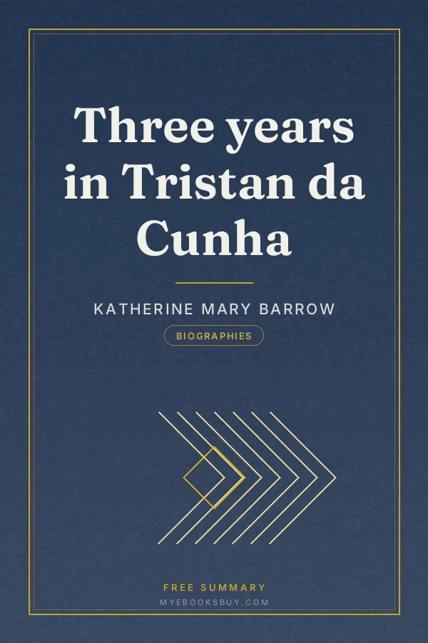 Cover of Three years in Tristan da Cunha