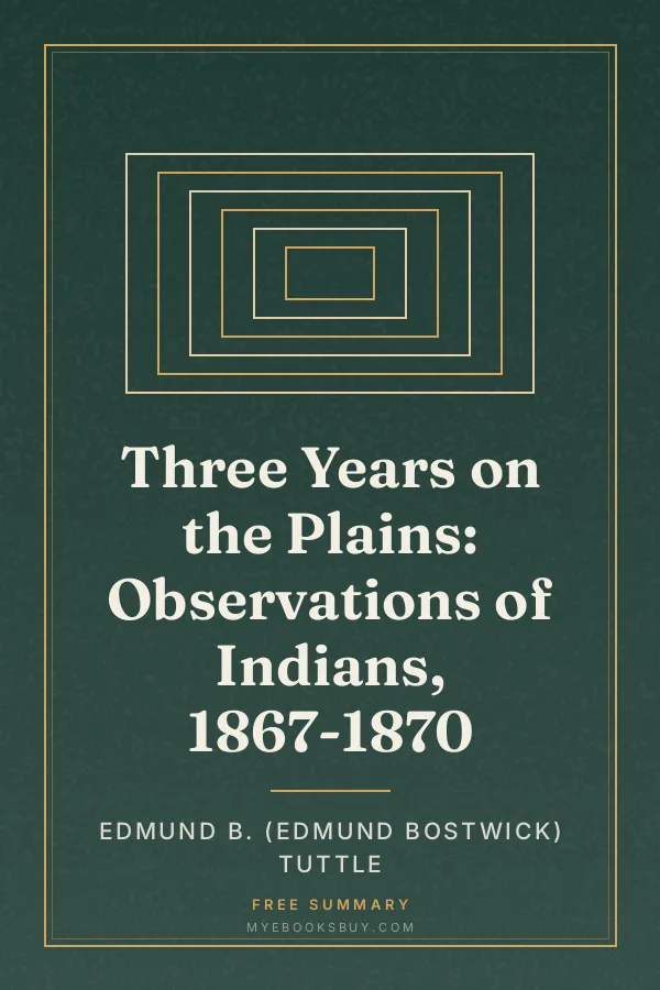 Cover of Three Years on the Plains: Observations of Indians, 1867-1870