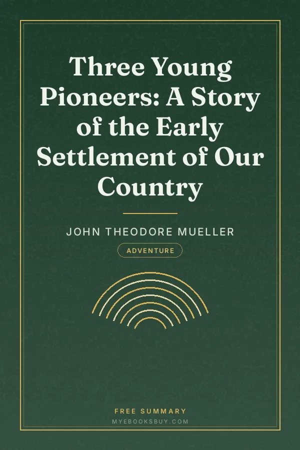 Cover of Three Young Pioneers: A Story of the Early Settlement of Our Country