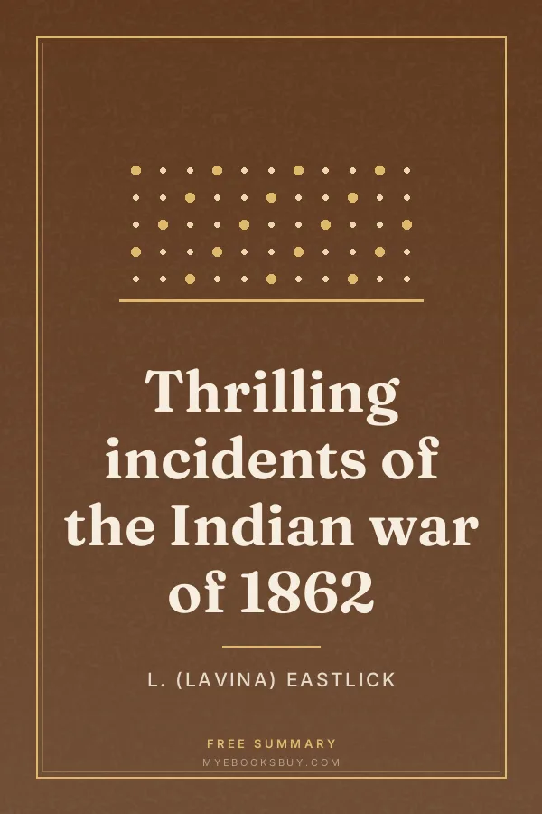 Cover of Thrilling incidents of the Indian war of 1862