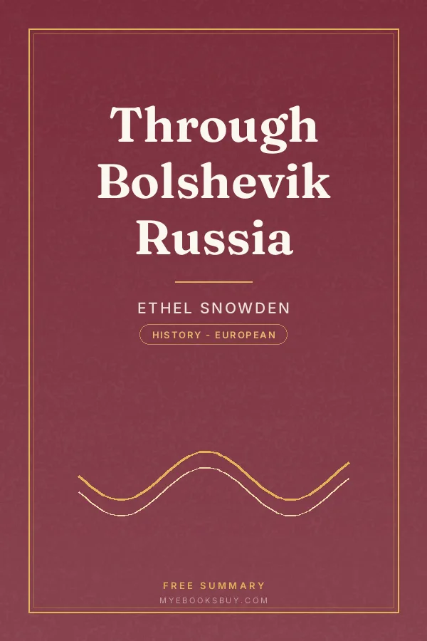 Cover of Through Bolshevik Russia