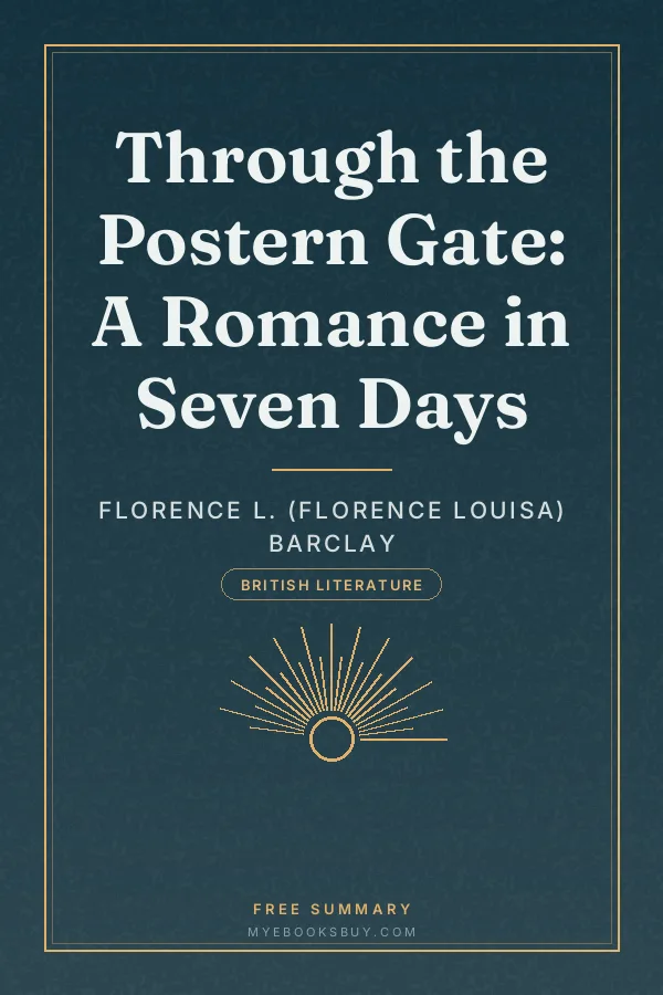 Cover of Through the Postern Gate: A Romance in Seven Days