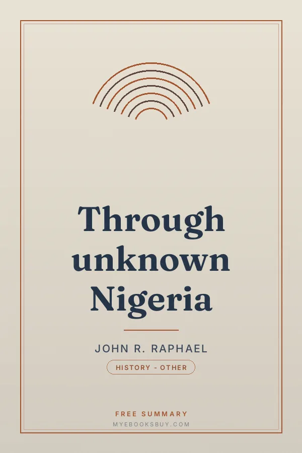 Cover of Through unknown Nigeria