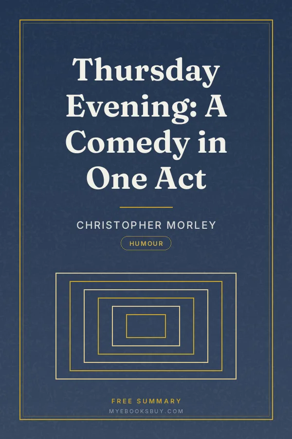 Cover of Thursday Evening: A Comedy in One Act