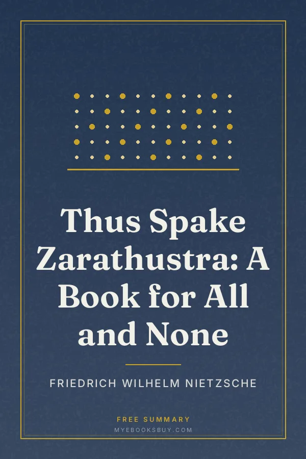 Cover of Thus Spake Zarathustra: A Book for All and None
