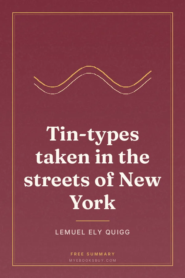 Cover of Tin-types taken in the streets of New York
