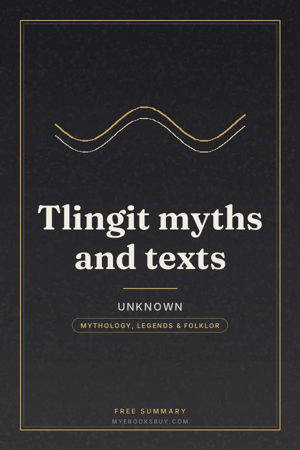 Cover of Tlingit myths and texts
