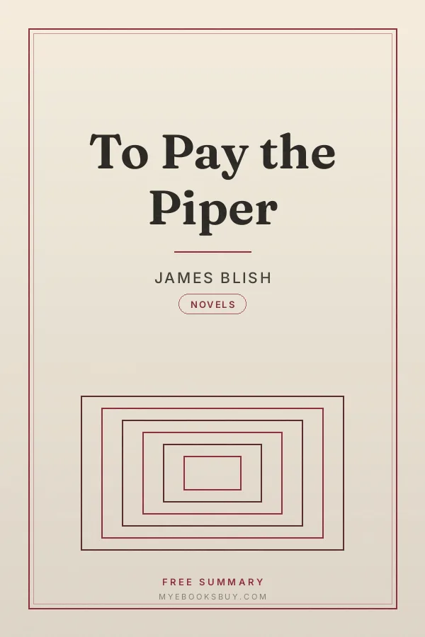 Cover of To Pay the Piper