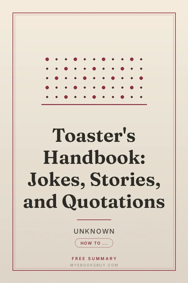 Cover of Toaster's Handbook: Jokes, Stories, and Quotations