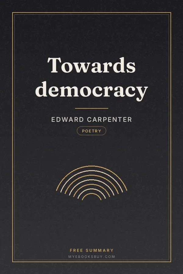 Cover of Towards democracy
