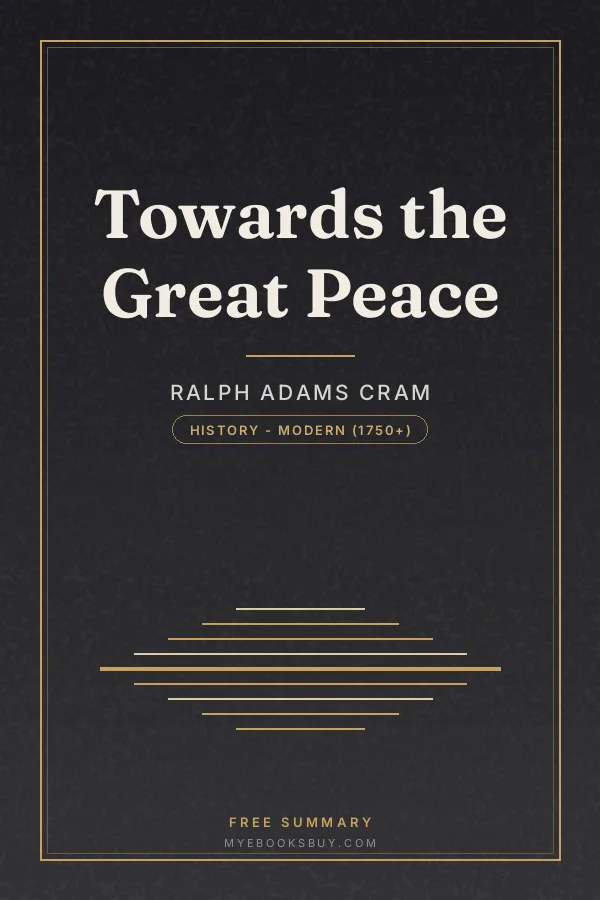 Cover of Towards the Great Peace