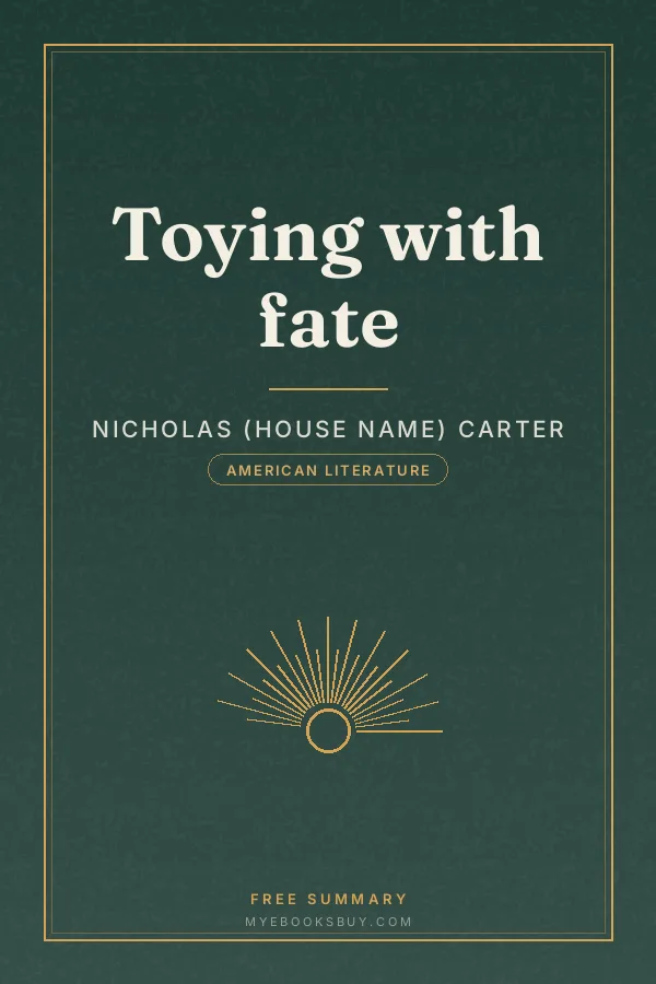 Cover of Toying with fate