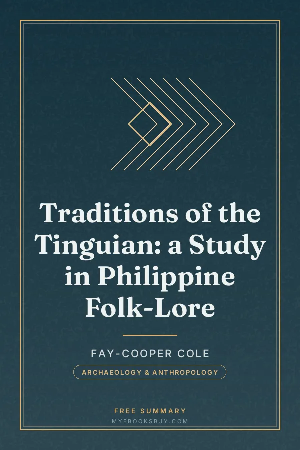 Cover of Traditions of the Tinguian: a Study in Philippine Folk-Lore