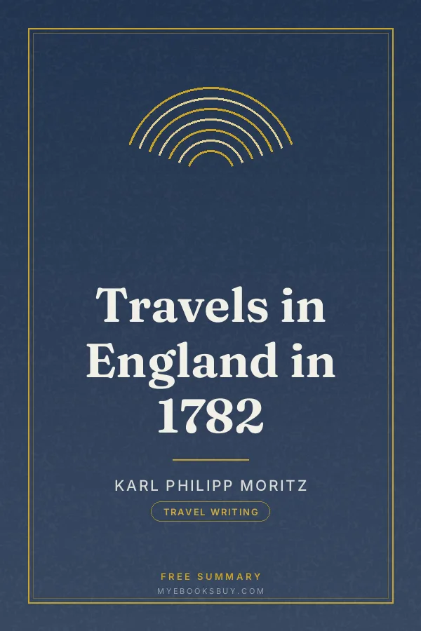 Cover of Travels in England in 1782