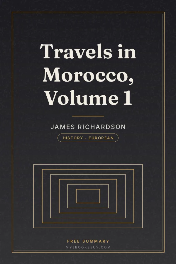 Cover of Travels in Morocco, Volume 1