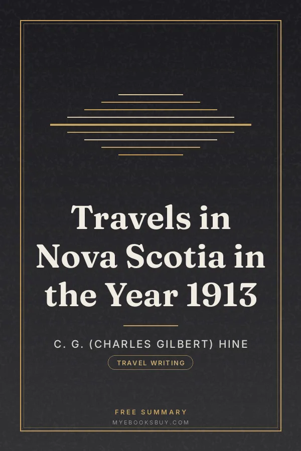 Cover of Travels in Nova Scotia in the Year 1913