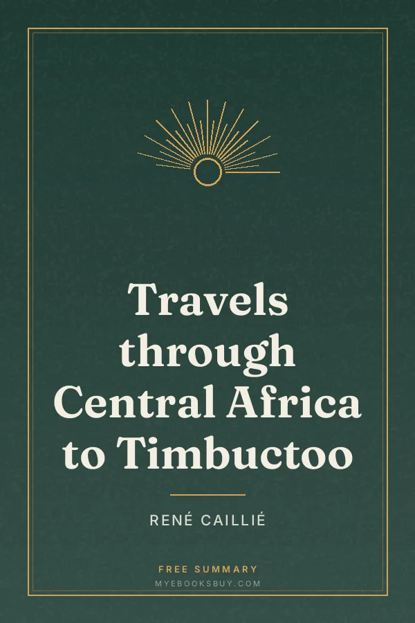 Cover of Travels through Central Africa to Timbuctoo