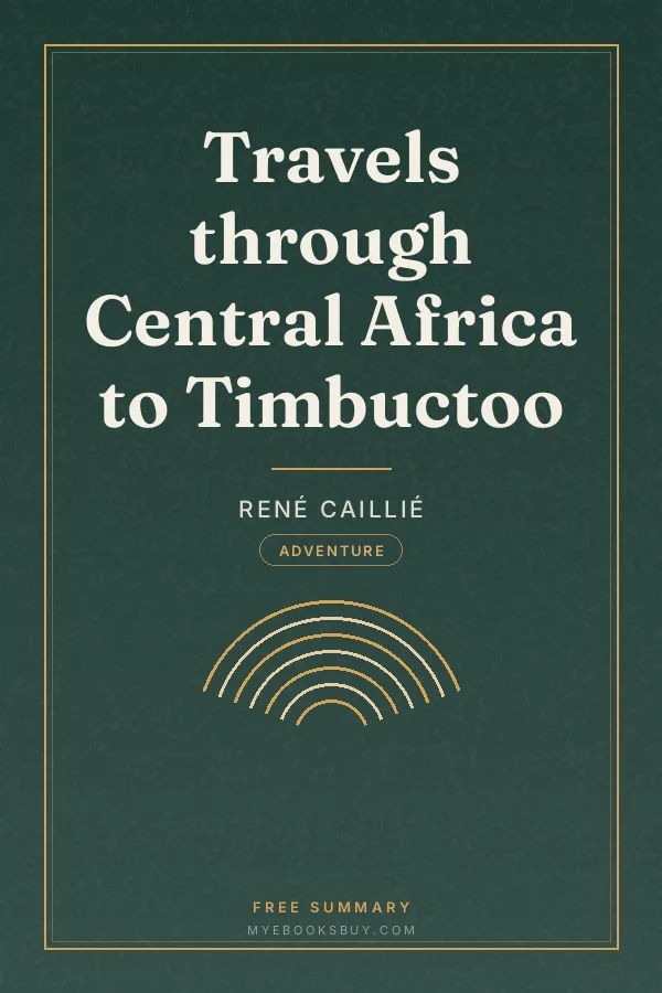 Cover of Travels through Central Africa to Timbuctoo