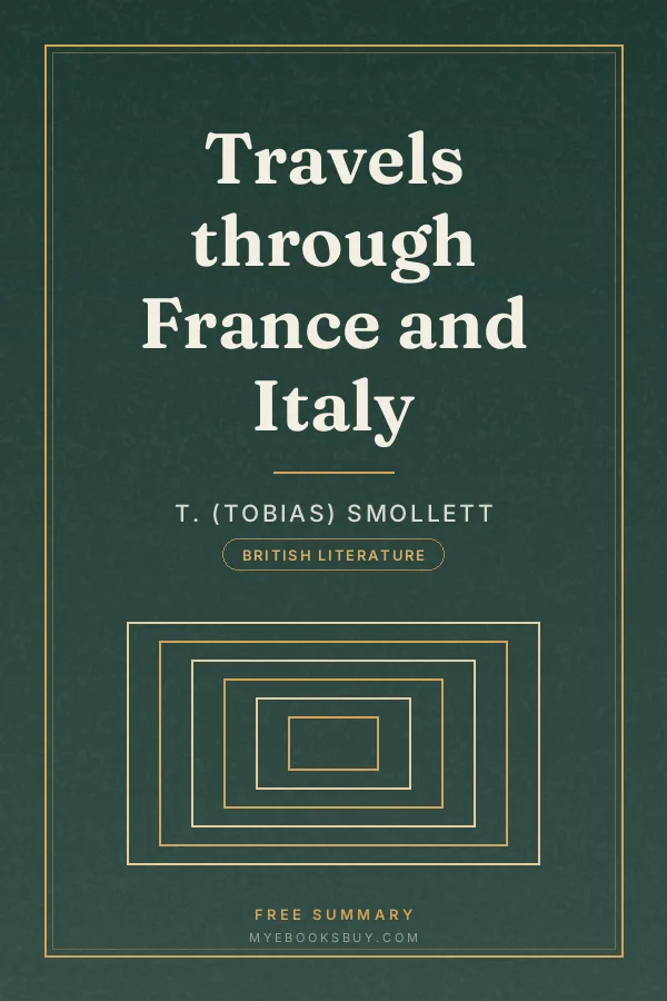 Cover of Travels through France and Italy