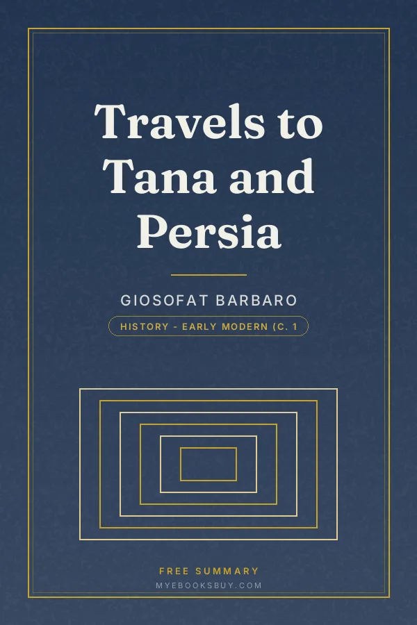 Cover of Travels to Tana and Persia