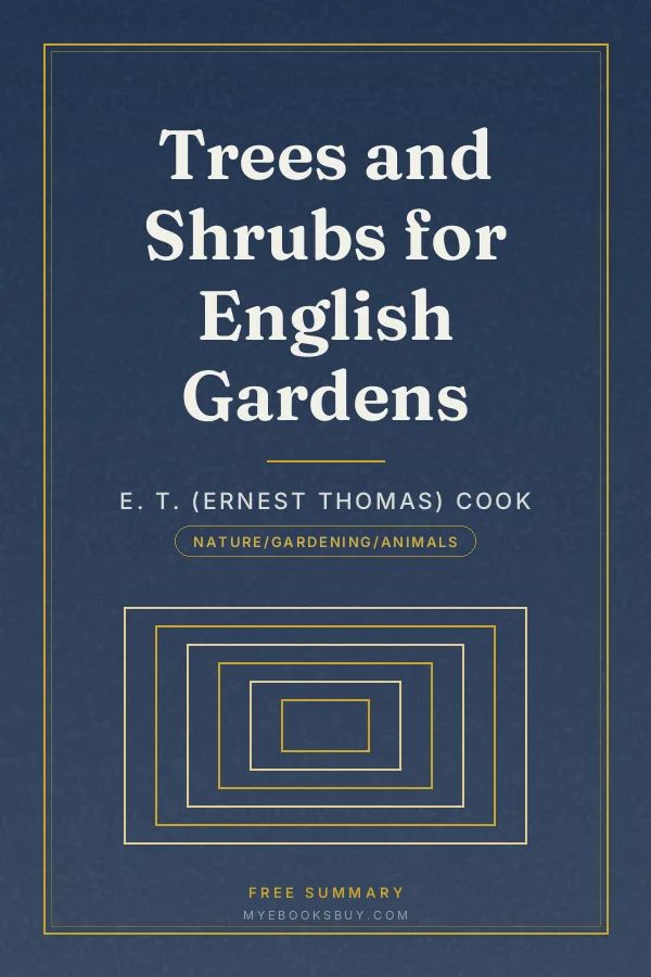 Cover of Trees and Shrubs for English Gardens