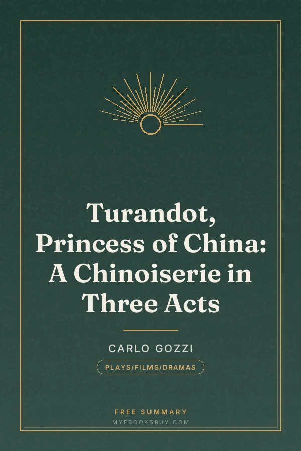 Cover of Turandot, Princess of China: A Chinoiserie in Three Acts