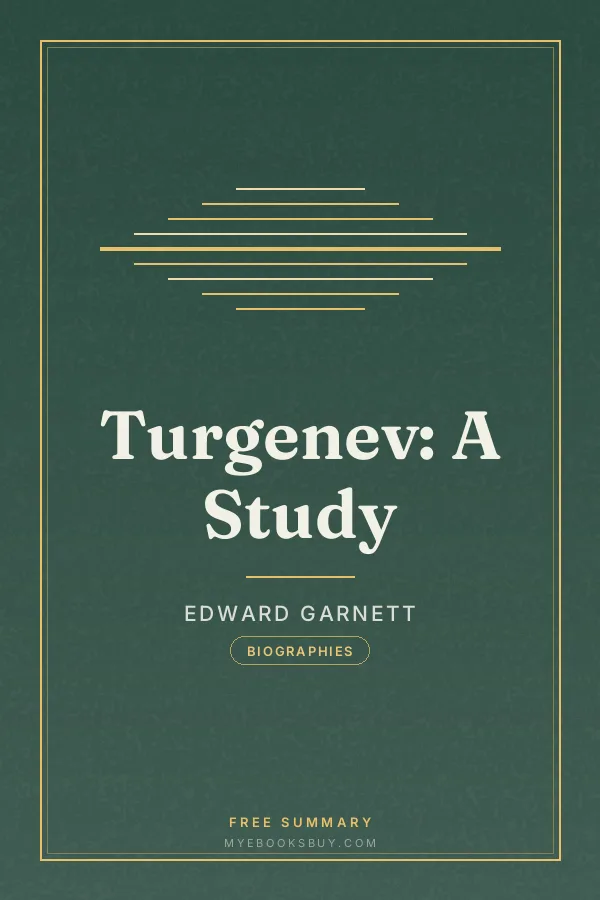 Cover of Turgenev: A Study