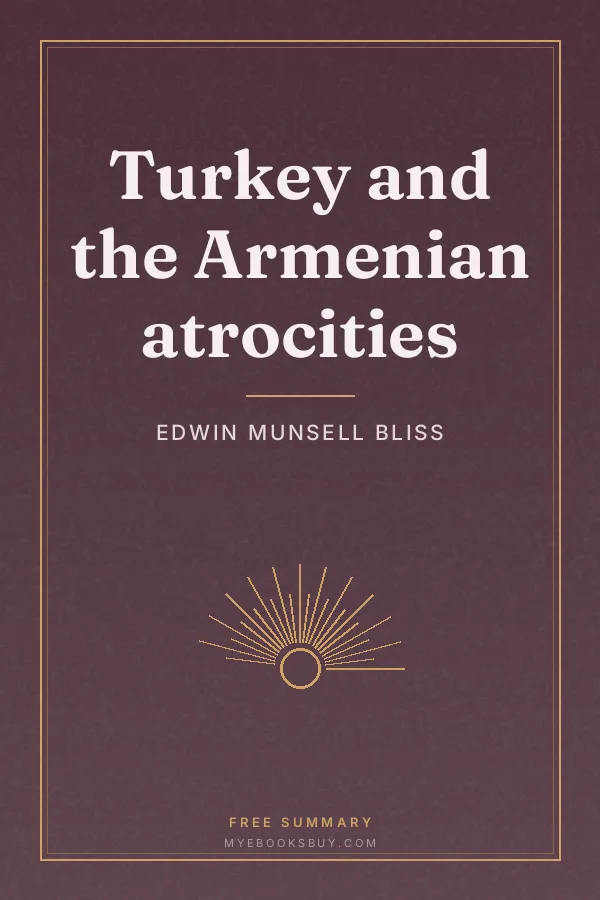 Cover of Turkey and the Armenian atrocities