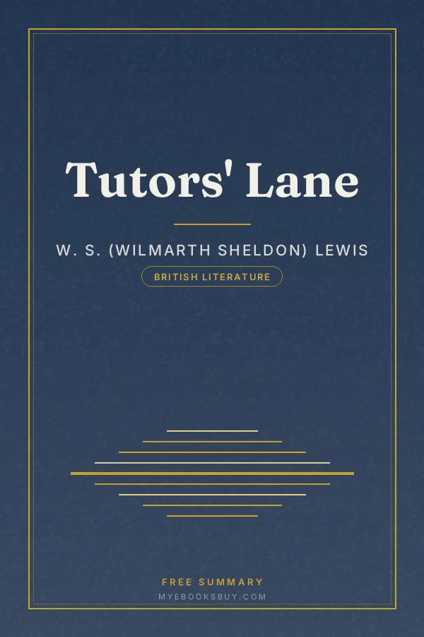Cover of Tutors' Lane