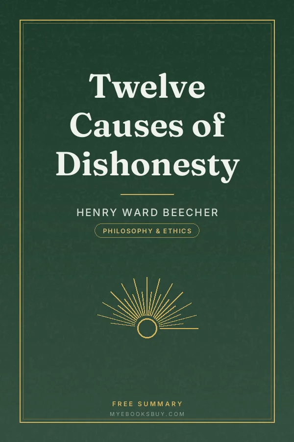 Cover of Twelve Causes of Dishonesty