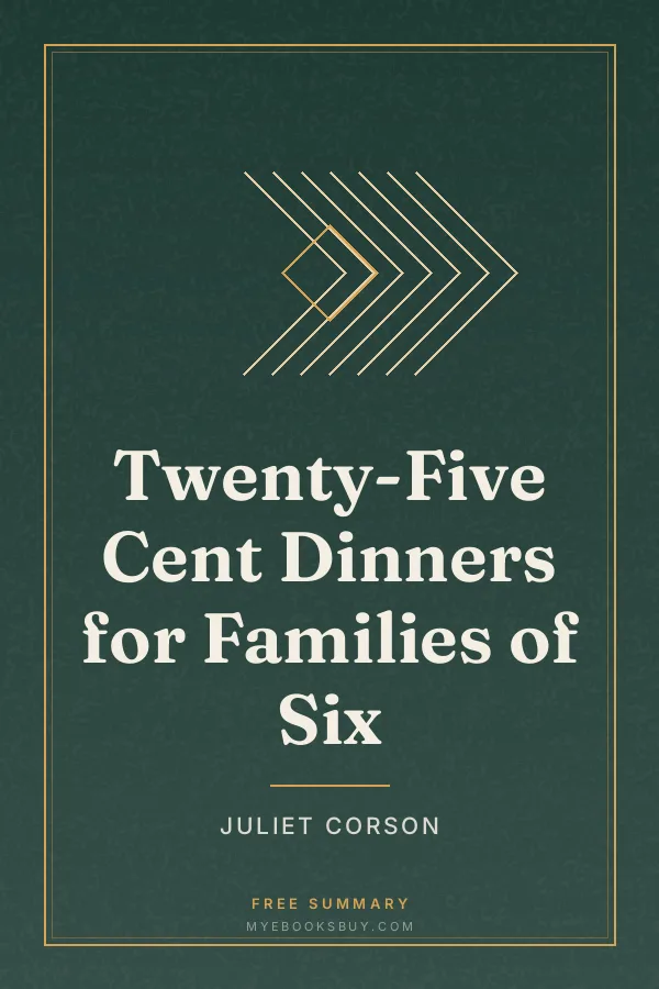 Cover of Twenty-Five Cent Dinners for Families of Six
