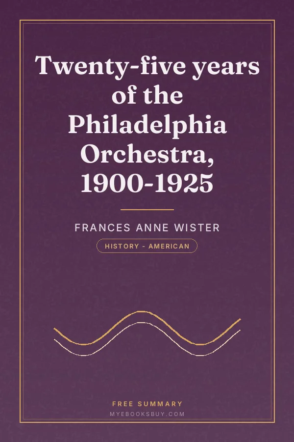 Cover of Twenty-five years of the Philadelphia Orchestra, 1900-1925