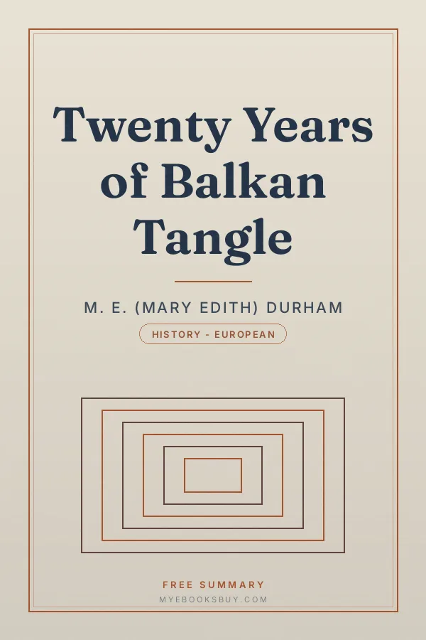 Cover of Twenty Years of Balkan Tangle