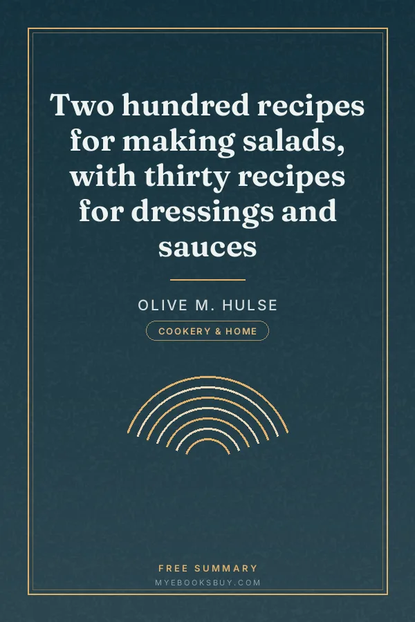 Cover of Two hundred recipes for making salads, with thirty recipes for dressings and sauces
