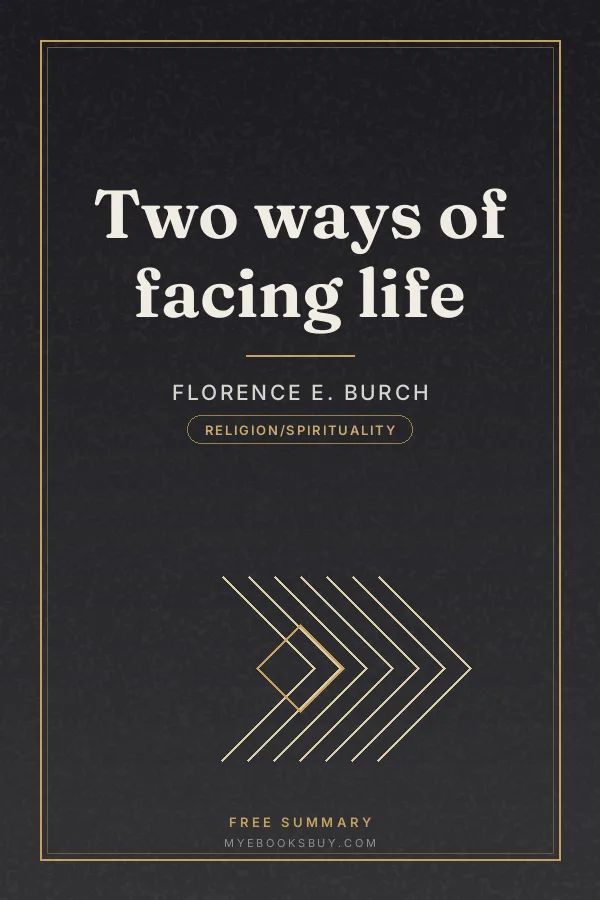 Cover of Two ways of facing life