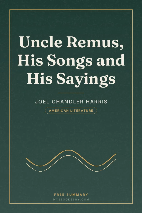 Cover of Uncle Remus, His Songs and His Sayings