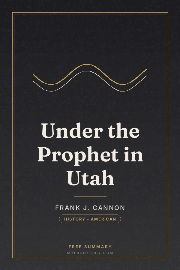 Cover of Under the Prophet in Utah