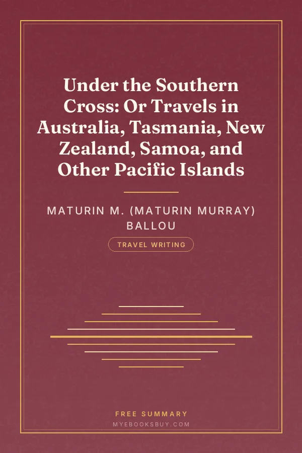 Cover of Under the Southern Cross: Or Travels in Australia, Tasmania, New Zealand, Samoa, and Other Pacific Islands
