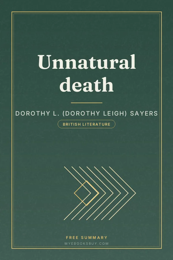Cover of Unnatural death