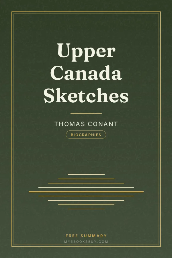 Cover of Upper Canada Sketches
