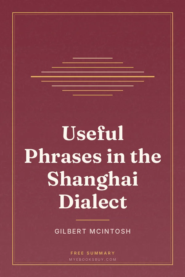 Cover of Useful Phrases in the Shanghai Dialect
