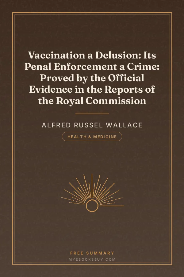 Cover of Vaccination a Delusion: Its Penal Enforcement a Crime: Proved by the Official Evidence in the Reports of the Royal Commission