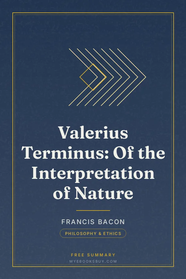Cover of Valerius Terminus: Of the Interpretation of Nature