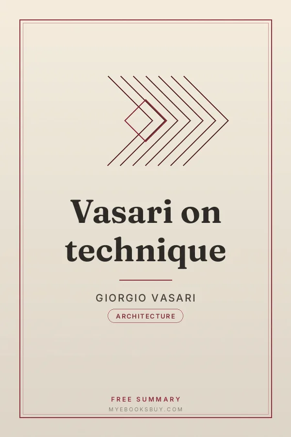 Cover of Vasari on technique